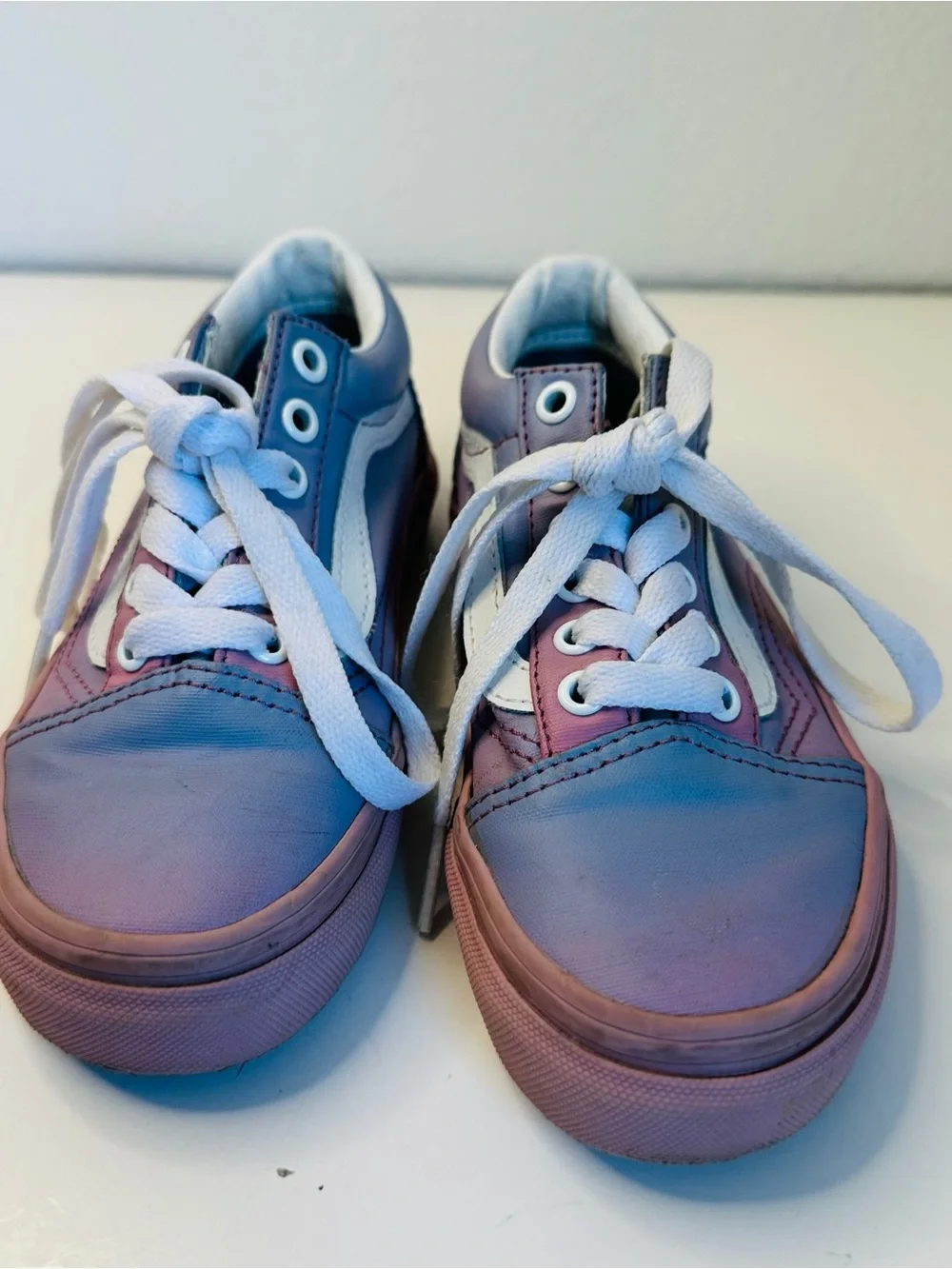 Vans Kids Old Skool Sunset Fade Lilac Sneakers Size 12.5